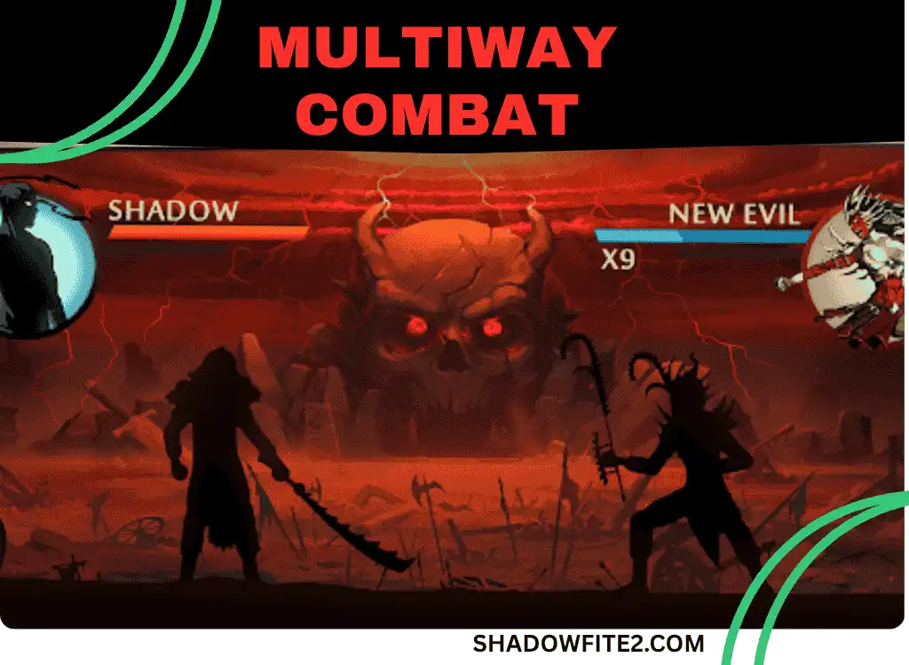 shadow fight 2 Mod apk offers multiway combating