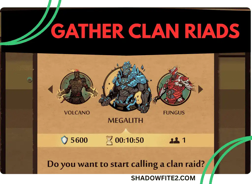 Shadow Fight 2 APK Mod has clan raids mode