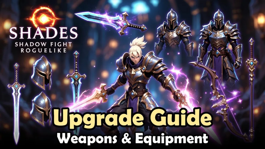 Shade: Shadow Fight Roguelike Weapons Upgrade Guide 2026 1 Shades: Shadow Fight Roguelike Upgrade Guide Weapons and Equipment