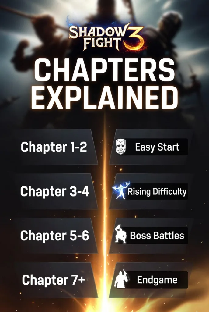 Shadow Fight 3 Chapters Explained