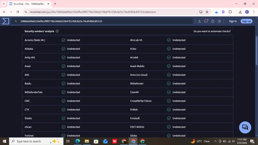 shadow fight mod file virus scan results on virustotal